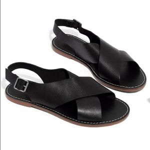 Madewell Boardwalk Flat Sandal - sz 8.5